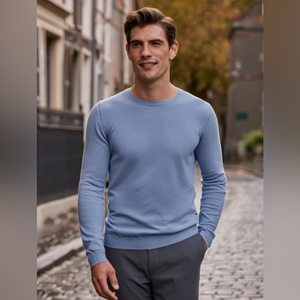 🌻5/$30🌻 HUGO BOSS Slim Fit Wool Sweater